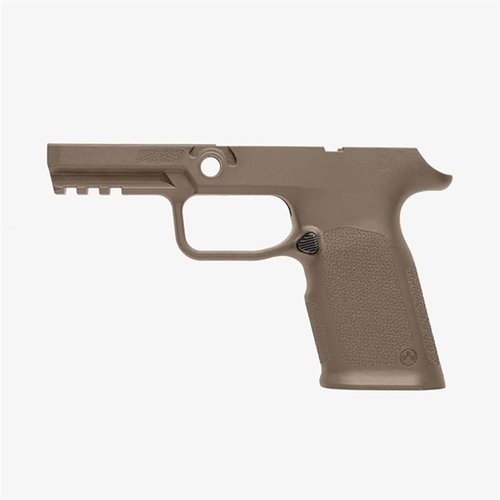 Le EHG SG9 pour SIG P320 offre une prise ergonomique, un rail Picatinny, un mag release réversible et une texture anti-dérapante pour un contrôle optimal.