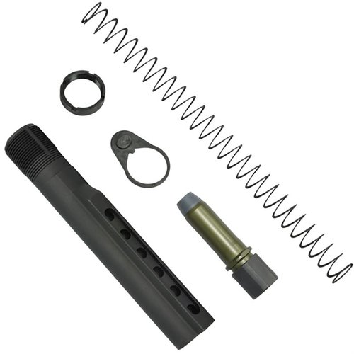 Le kit K-SPEC AR-15 offre un système de buffer innovant qui réduit le recul et l'élévation du canon, avec un tube de buffer mil-spec et un ressort flatwire.