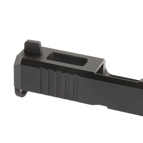 Les ensembles de viseurs Brownells pour Glock® offrent une finition matte noire, des découpes U-Notch et différentes hauteurs pour optimiser ton pointage avec un red dot.