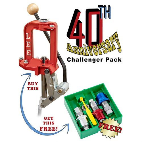 Le presse Challenger III célèbre ses 40 ans avec un levier ergonomique, un système Breech Lock pour un changement rapide des dies et un kit de rechargement complet.