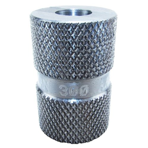 Les jauges de tête Lyman Pro en acier inoxydable vérifient la longueur des douilles et l'espace de tête, offrant une prise antidérapante et une durabilité exceptionnelle.