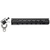 Le garde-main RAIDER-M est ultra rigide, léger et offre des interfaces MLOK et Pic rail pour accessoires, parfait pour un montage stable de ton équipement.
