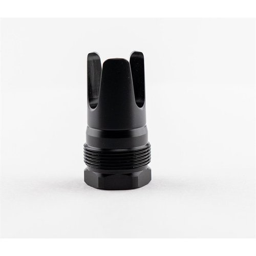 Le FHD Flash Hider en finition Black Nitride offre une meilleure étanchéité et est compatible avec les montures Plan B et Atlas, idéal pour un montage sécurisé.