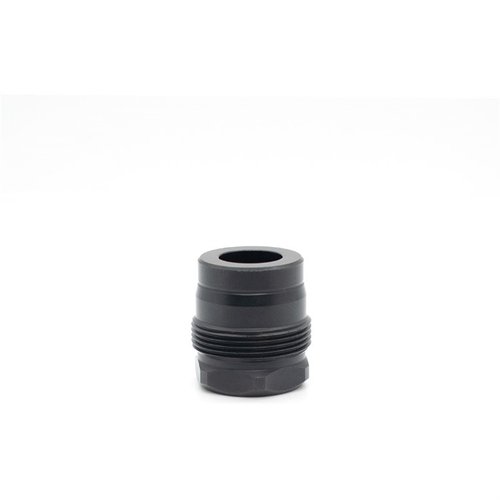 Le MINI MUZZLE BRAKE en finition Black Nitride est compatible avec Atlas, Atlas XL et Plan B, offrant une installation précise et une robustesse exceptionnelle.
