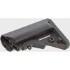 Le LMT SOPMOD Buttstock offre un confort optimal avec son pad en caoutchouc, un meilleur maintien de la joue, des compartiments étanches et des inserts QD.