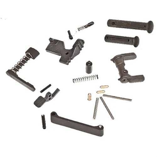 Complète ton arme avec le LMT .308 Lower Parts Kit, fabriqué aux USA, incluant des composants de qualité pour une construction fiable et performante.