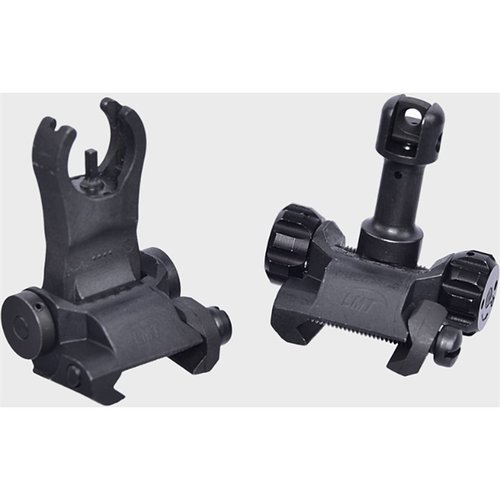 Les FLIP-UP BATTLE SIGHTS LMT sont la solution idéale pour un backup, avec des ajustements de dérive, un design compact et une construction en acier robuste.
