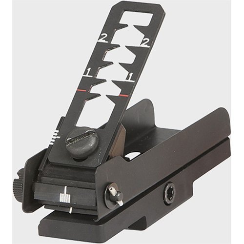 Le M203 Leaf Sight de LMT DEFENSE s'installe facilement sur un support de carabine ou un rail Picatinny 1913 pour une visée précise et rapide.
