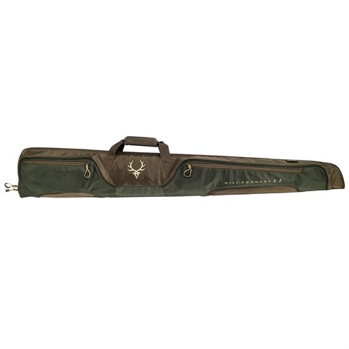 Le HILL COUNTRY II Shotgun Case est ultra-résistant avec son tissu 1680D, un rembourrage en mousse dense et des poches spacieuses pour tous tes accessoires.