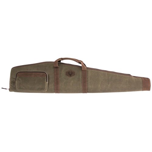 Protège ton arme avec style grâce à la mallette en toile cirée Rawhide, dotée de rembourrage épais et de fermetures en laiton antique pour une sécurité optimale.