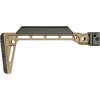 Le MINIMALISTIC SIDE FOLDING STOCK offre une conception rigide, un mécanisme en acier traité, 5 points d'attache QD et un confort optimal avec un pad en caoutchouc.