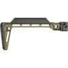 Le MINIMALISTIC SIDE FOLDING STOCK offre une construction robuste, un mécanisme pliant en acier, 5 points d'attache QD et un confort optimal grâce à son appui-joue en polymère.