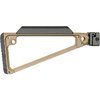 Le TRIANGLE SIDE FOLDING STOCK de Midwest Industries offre une conception rigide, un mécanisme robuste, 5 points d'attache QD et un confort optimal avec un pad en caoutchouc.