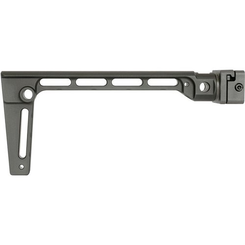 Le bras de support pliant en acier 4140 est ultra-rigide, avec verrouillage solide, 5 points d'attache QD et un poids léger de 14,2 oz. Idéal pour ta carabine!