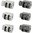 MIDWEST INDUSTRIES, INC. ALPHA TANK BRAKE - BLACK NITRIDE - 1/2X28-9MM