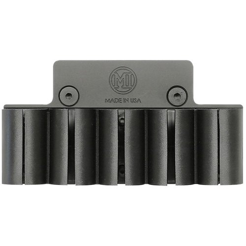 Accède rapidement à 5 cartouches de 12 Ga avec le SHOTGUN SHELL HOLDER PLATE BUNDLE, léger et en aluminium anodisé, conçu pour les crosses Midwest Industries.