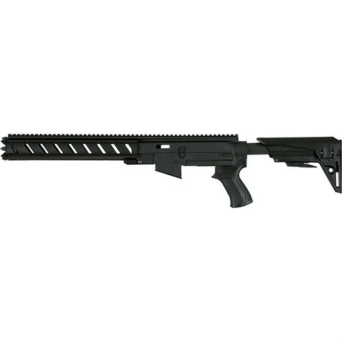 Transforme ton Ruger 10/22 avec le kit AR-22 GEN2 : châssis en polymère, crosse ajustable, rail Picatinny et système TracLock pour une stabilité optimale.