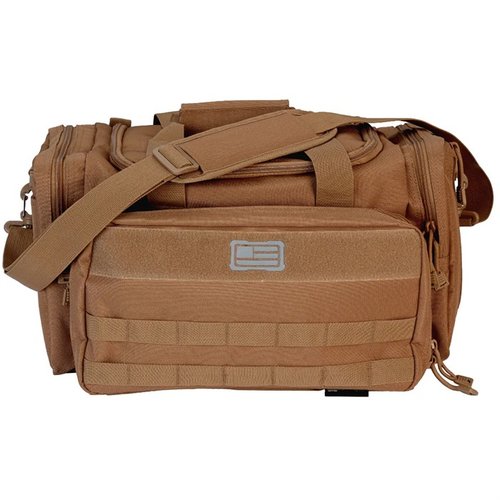 Le TACTICAL BASIC RANGE BAG offre un accès rapide à ton équipement de tir, avec un grand compartiment, du MOLLE, et une construction en polyester durable.