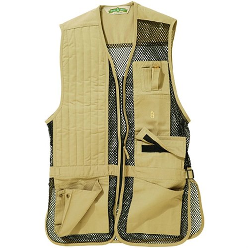 Le gilet de tir FULL MESH BOB ALLEN est léger, respirant et dispose de poches pour cartouches, d'un espace pour Insert-A-Pad et d'ajustements à la taille.