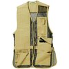 Le gilet de tir FULL MESH de BOB ALLEN est léger, respirant, avec des poches pour cartouches et un espace pour insérer un pad, idéal pour le tir.