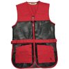 Le gilet de tir FULL MESH DUAL PAD de BOB ALLEN est léger, ventilé, avec des poches pratiques et des coussins pour tireurs gauchers ou droitiers.