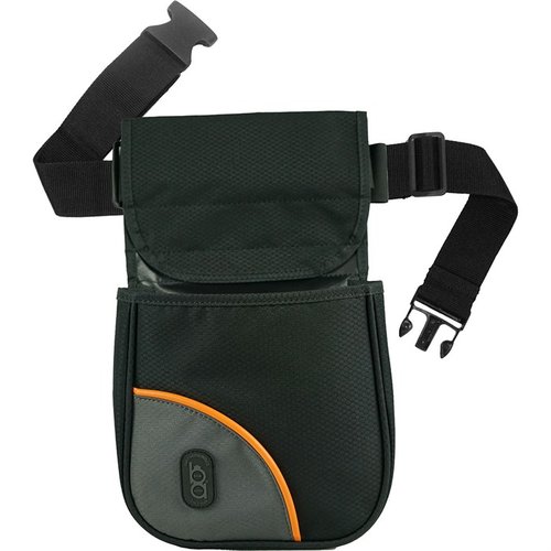 Le BOB ALLEN CLUB SERIES DIVIDED SHELL POUCH avec ceinture est léger, durable et offre deux compartiments pour cartouches, idéal pour le tir.