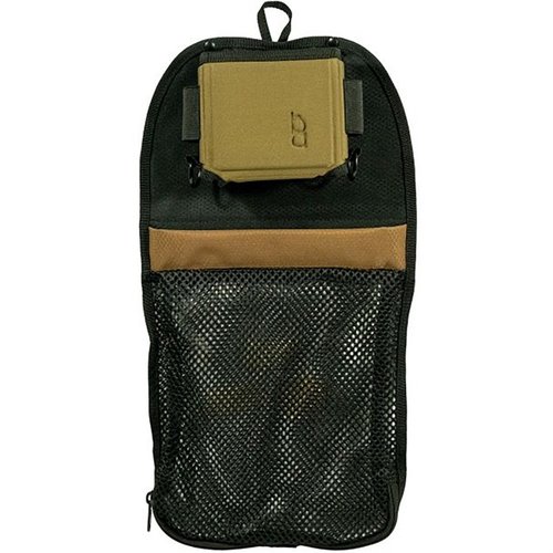Le TOP GUN STRUCTURED MESH SHELL POUCH de BOB ALLEN est parfait pour transporter 100 douilles vides et une boîte de cartouches, avec des clips renforcés et des porte-serviettes.