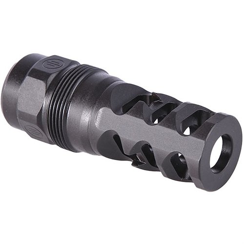 Améliore ton tir avec le compensateur PWS FRC 308, offrant une réduction de recul, une suppression de flash efficace et une compatibilité avec les silencieux.