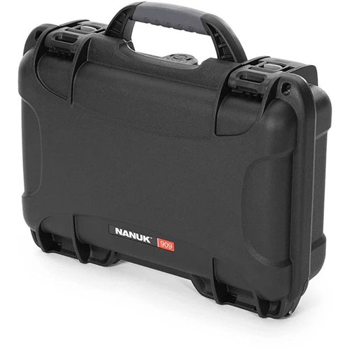 Le NANUK 909 est un étui rigide imperméable, léger et indestructible, idéal pour protéger ton équipement précieux en toute sécurité.