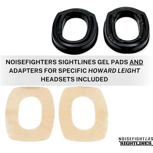 Améliore ton confort avec les SIGHTLINES Gel Ear Pad Adapter Plates, conçues pour les porteurs de lunettes, offrant isolation sonore et compatibilité avec de nombreux casques.