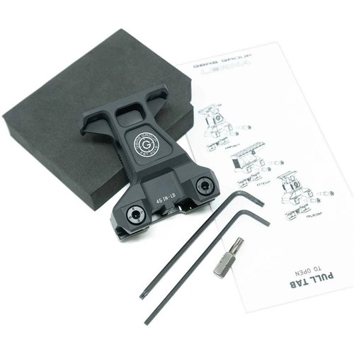 Le LERNA Optic Mount Kit pour AIMPOINT® ACRO offre une hauteur de 2,91" pour une meilleure identification des cibles et une posture athlétique.
