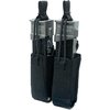 Le pouch double pour chargeurs de pistolet GBRS est MOLLE/belt compatible, avec rétention bungee amovible et construction en laminate pour un tir fluide.