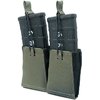 Le DOUBLE RIFLE MAGAZINE POUCH de GBRS GROUP est compatible MOLLE/BELT, offre une rétention par bungee amovible et un tirage fluide pour tes chargeurs.