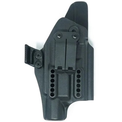 Le holster IWB X PRIORITY 1 pour Glock® offre une rétention ajustable, une protection contre la transpiration et un clip discret pour un port confortable.