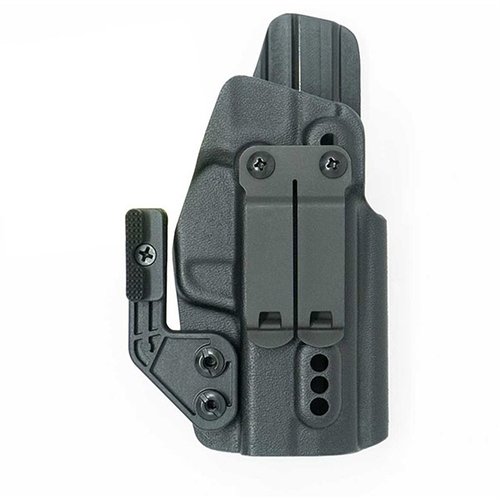 Le holster IWB X PRIORITY 1 pour SIG P365 XMACRO offre rétention ajustable, clip discret, et est prêt pour les optiques, pour un port confortable et sécurisé.