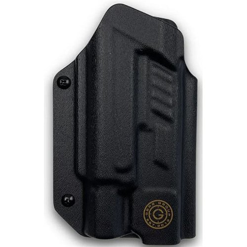 Le holster OWB X PRIORITY 1 pour Glock avec SureFire X300U offre une rétention ajustable, un design ouvert pour canons filetés et une compatibilité avec les optiques.