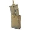 Le pouch GBRS Group pour magazine de fusil 7.62mm est MOLLE/BELT compatible, avec rétention bungee amovible et construction en laminate Squadron pour un accès rapide.
