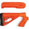 Améliore ton Mossberg 500/590/88 avec la crosse et le forend ajustables EX Performance, robustes et légers, intégrant un rail Picatinny et des points d'attache.