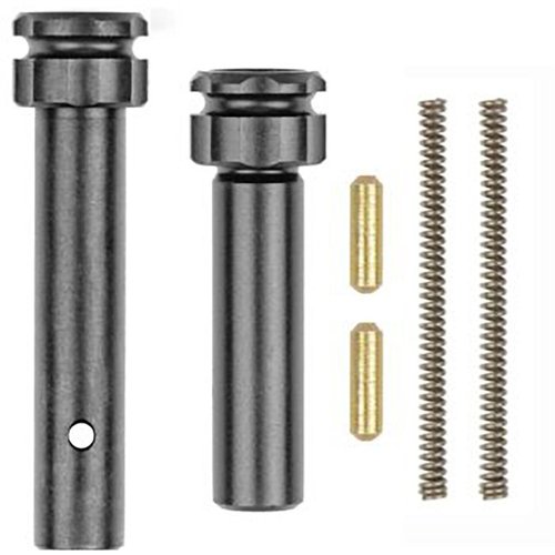 Améliore ton AR-15 avec les Ascend Enhanced Takedown Pins : en acier inoxydable, longueur prolongée et tête rainurée pour une prise facile.