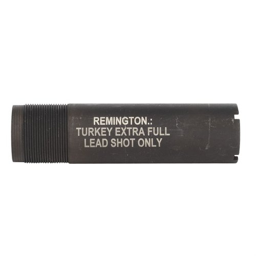 Le choke tube extra-full Turkey 12 GA pour Remington 870 offre des motifs serrés et denses, améliorant la portée et la concentration des plombs pour un tir efficace.