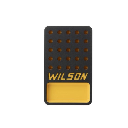 Le plateau de rechargement L.E. Wilson de 25 coups, en plastique HDPE, offre une capacité de 25 cartouches, un support pour balles/amorces et un design stable et visible.