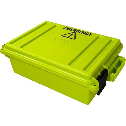 Avec la boîte d'urgence EB3 MTM, garde tes essentiels au sec grâce au joint O-Ring, tout en profitant de sa visibilité rapide et de sa construction robuste.