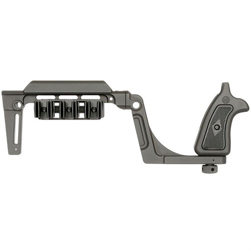 La Bounty Hunter Brace pour Taurus Judge offre stabilité, confort, et personnalisation, tout en facilitant le transport et le rangement de ton revolver.