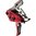RISE ARMAMENT REV 535 SLIDE-AND-SNAP AR TRIGGER SILVER/RED
