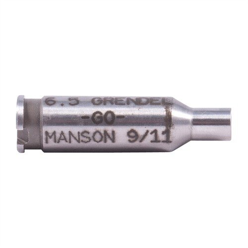 Le gauge de tête Manson Precision en acier permet de vérifier le headspace des cartouches sans bourrelet, garantissant sécurité et performance de ton arme.