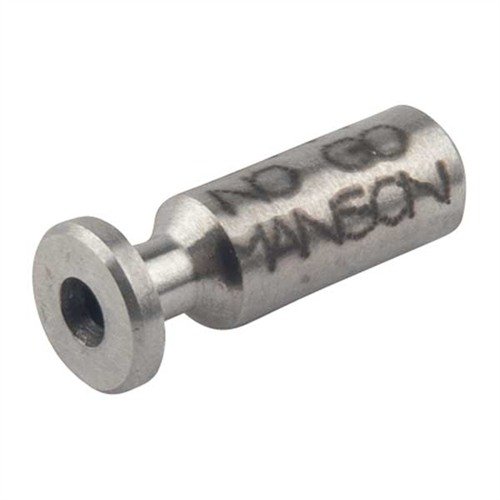 Les gauges de headspace Manson Precision en acier M7 mesurent précisément le headspace des cartouches rimfire, garantissant sécurité et performance.