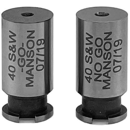 Le gauge de headspace Manson Precision en acier M7 mesure avec précision le headspace des cartouches à bourrelet, assurant sécurité et performance de ton arme.