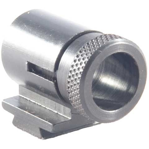 Le RIFLE TARGET FRONT SIGHT 17 AMI en acier noir offre une silhouette basse, avec 8 inserts interchangeables pour une précision optimale sur ton arme.