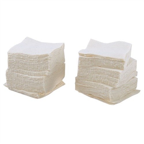 Les patchs de nettoyage MIL-SPEC en coton 100% sont parfaits pour nettoyer efficacement ton arme, avec une face rugueuse pour les salissures et une douce pour les solvants.