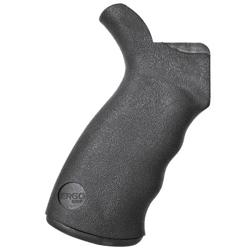 Le ERGO Grip-SureGrip® offre un confort optimal avec son design ergonomique, une texture antidérapante et une compatibilité avec les récepteurs .556 et .308.